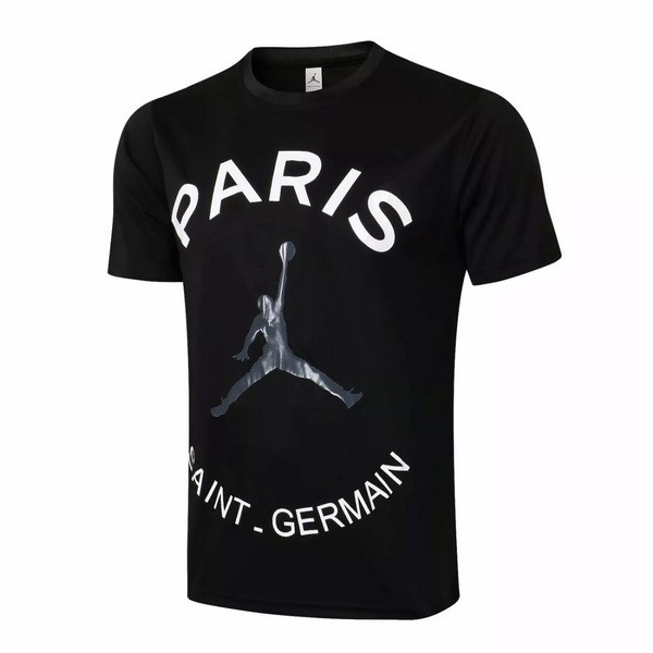 Trainingsshirt Paris Saint Germain 2021-22 Schwarz Weiß Fussballtrikots Günstig